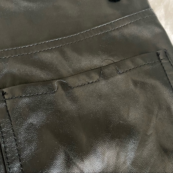 Aritzia Wilfred Free Charm Pant High Waisted Faux Leather Pants - Picture 10 of 10